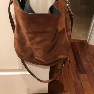 Marc Jacobs brown suede tote bag
